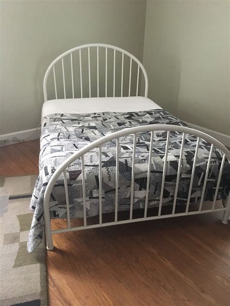 Vintage Metal Full Size Bed Frame Iron Tube Bed Morris Bed Custom
