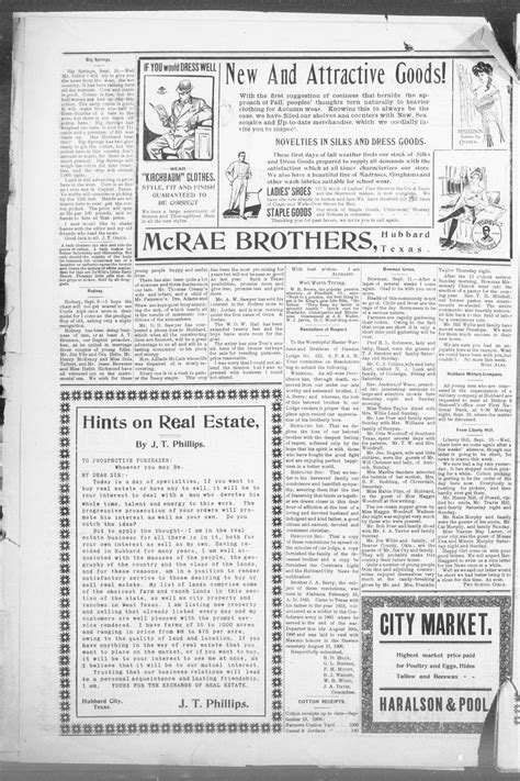 The Hubbard City News Hubbard City Tex Vol 24 No 49 Ed 1