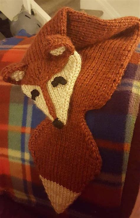 Free Knitting Pattern For Foxy Loxy Scarf Myjah Conant Designed This