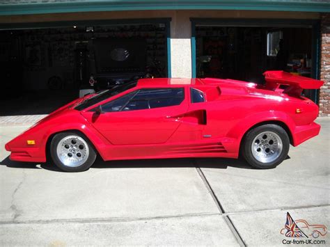 Looking for the lamborghini countach of your dreams? 1989 Replica / kit Lamborghini Countach 25th Anniversary