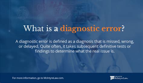 Misdiagnosis And Other Diagnostic Errors Mcintyre Law Pc