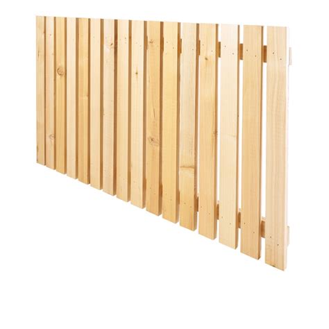 Larch Timber Picket Fence Panels