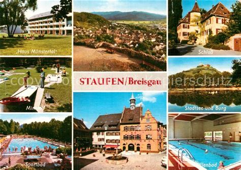 Haus münstertal, staufen im breisgau physiologen, physiotherapeuten staufen im breisgau. AK / Ansichtskarte Staufen Breisgau Stadtsee Burg Haus ...