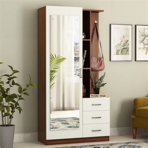 Buy Cara Dressing Table (Exotic Teak-Frosty White Finish) Online in