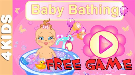 Just a few more seconds before your game starts! Baby Bathing Game | Free Kids Games - YouTube
