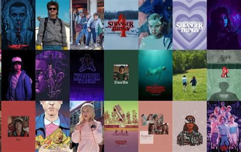 Stranger Things Aesthetic Wall Collage Kitstranger Things Trendy