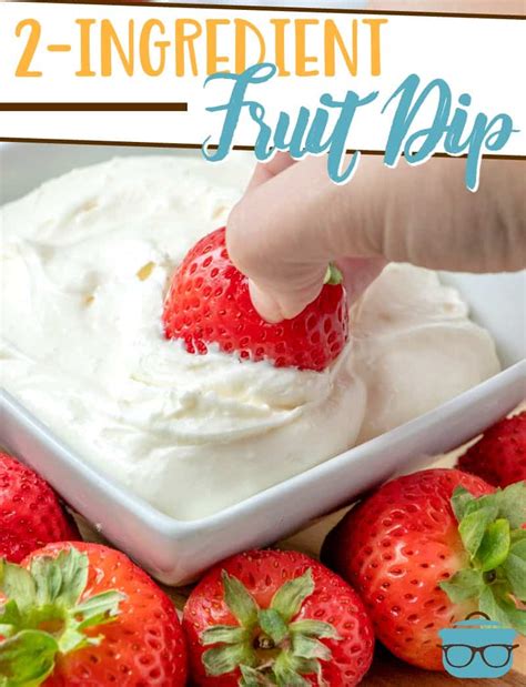 2 Ingredient Fruit Dip Video The Country Cook Recipe In 2020