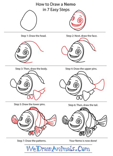 How To Draw Nemo From Finding Nemo