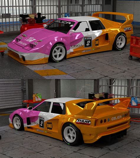 In the world of motors. LENKA CELICA SV-R 6 DTM RACE CAR | CGTrader