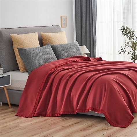 Jml 100 Polyester Lightweight And Cozy Satin Binding Edges Fleece Bed