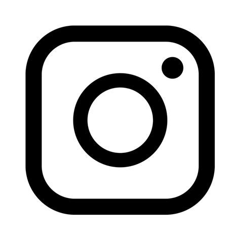 Instagram Png Logo Black And White Imagesee