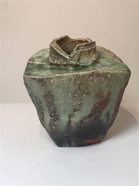 Contemporary Japanese Ceramic Vase By Fujioka Shuhei For Sale At