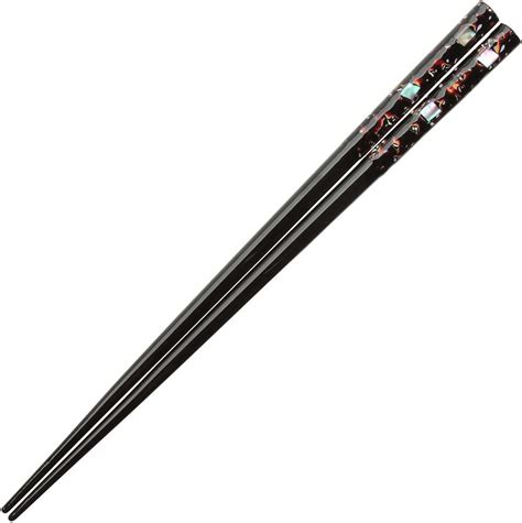 Wakasa Kai Black Japanese Chopsticks With Mother Of Pearl