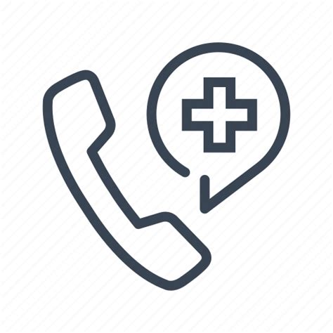 Call Contact Emergency Hospital Medical Support Telephone Icon
