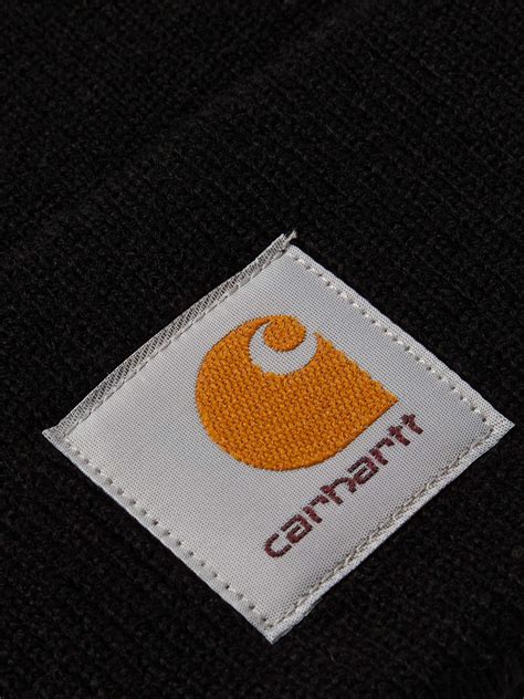 Carhartt Wip Logo Appliquéd Ribbed Knit Beanie For Men Mr Porter