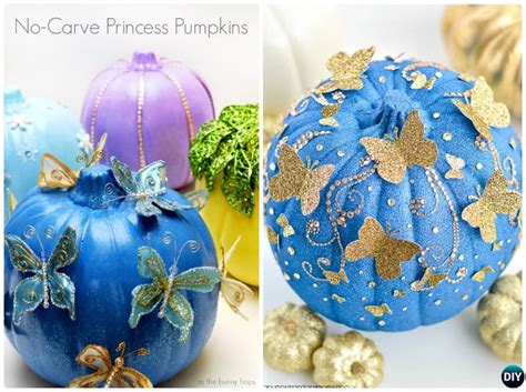 No Carve Halloween Pumpkin Decoration Diy Craft Ideas