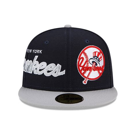 Official New Era New York Yankees Mlb Double Logo Otc 59fifty Fitted