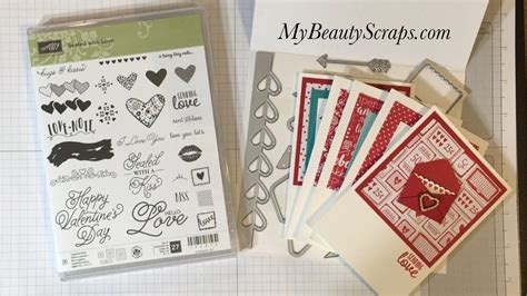 Stampin Up Sealed With Love Valentines Day Card Class January 2017