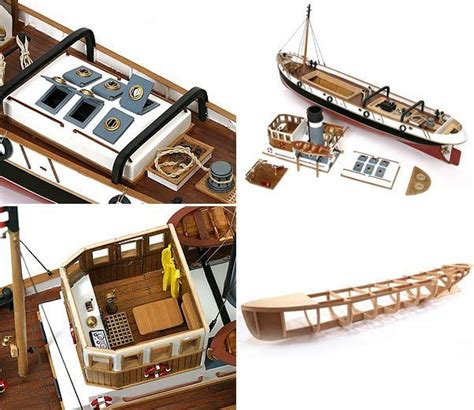 Occre Ulises Tug Scale Model Rc Wood Metal Boat Kit Boat Kits