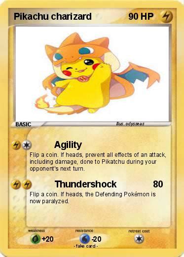 Pokémon Pikachu Charizard 2 2 Agility My Pokemon Card