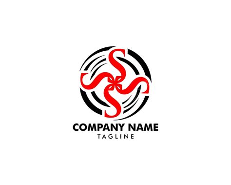 Initial Letter S Logo Template Design Internet Creative Brand Vector