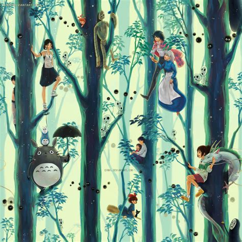 50 Studio Ghibli Wallpaper Deviantart Wallpapersafari