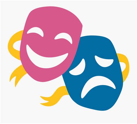 World Of Theatre Theatre Mask Emoji Free Transparent Clipart