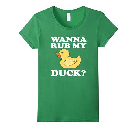 Wanna Duck Funny Rubber T Shirt Teechatpro