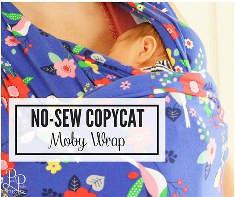 Diy Moby Wrap How To Make A No Sew Baby Wrap Diy Baby Carrier Diy