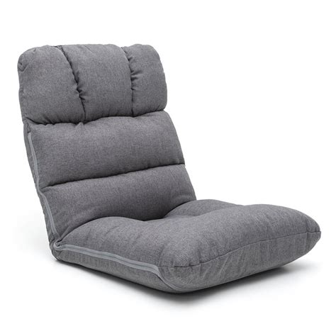 Trule Adjustable Floor Chair With Back Support 5-position Memory Foam