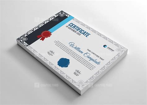 Graduation Certificate Template · Graphic Yard Graphic Templates Store
