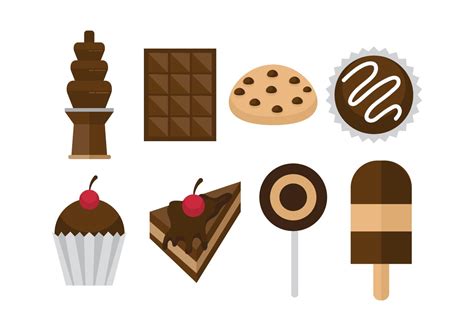 Free Chocolate Icons 139776 Vector Art At Vecteezy
