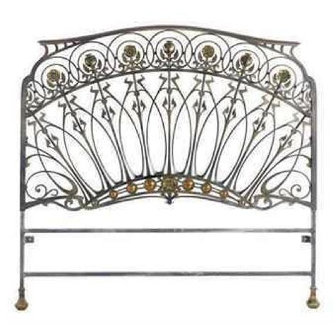 Early 20th Century French Art Nouveau Wrought Iron And Gilt Bronze