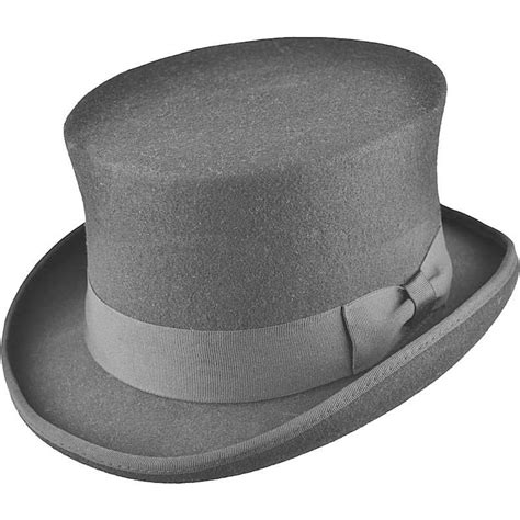 Boys Grey Classic Top Hat Childrens Top Hat Wedding Top Hat