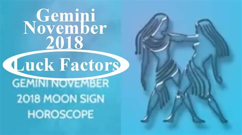 Gemini Mithun Rashi November 2018 Horoscope Lucky Numbers Colors