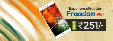 Indias Freedom 251 Is The Worlds Cheapest Smartphone At 38 Rs 251