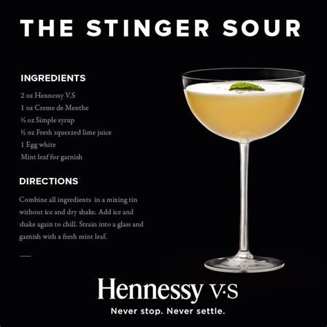 Maybe you would like to learn more about one of these? The Stinger | Alcohol recipes, Drinks alcohol recipes ...
