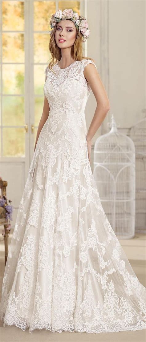 We earn a commission for products purchased through some links in this article. 35 Gorgeous Wedding Dresses for Older Brides - Mrs to Be