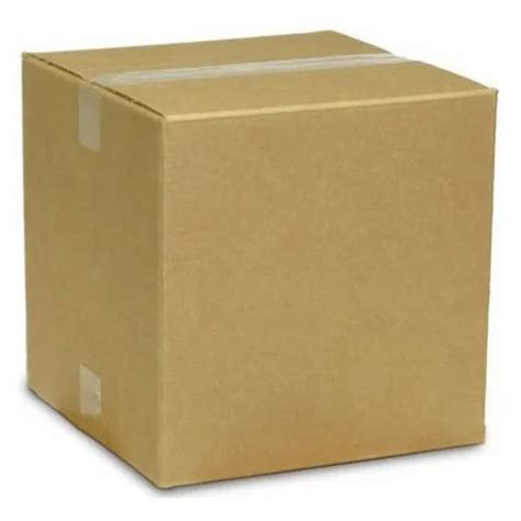 Kraft Paper Brown Plain 7 Ply Corrugated Boxes For Packaging Box