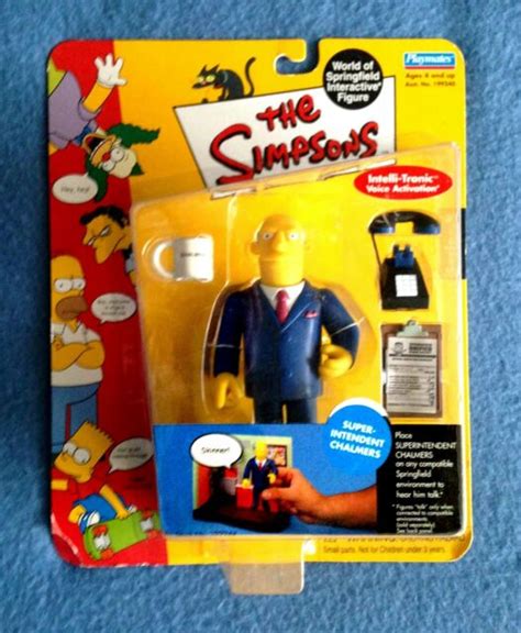 Superintendent Chalmers The Simpsons Series 8 Playmates 5 Inch Figure
