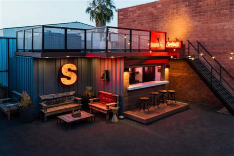 This Shipping Container Bar And Deck Is Made For Summer Fun