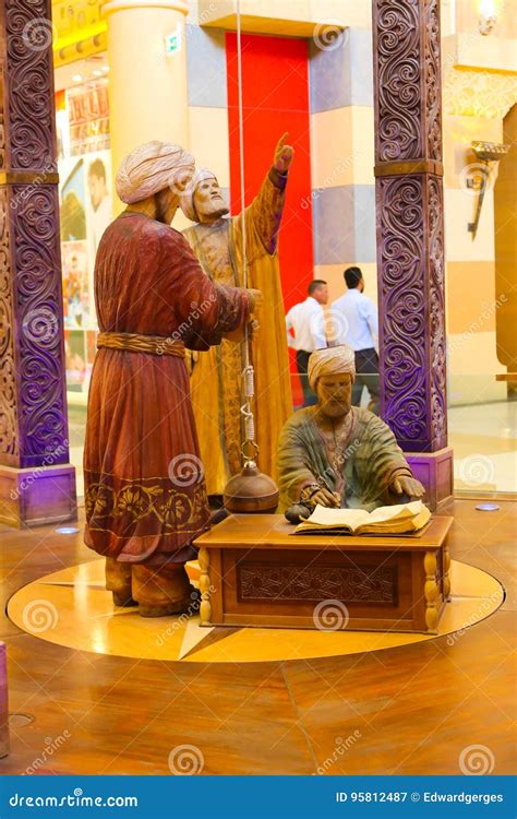 Statue Inside Ibn Battuta Mall Editorial Photography Image Of Middle