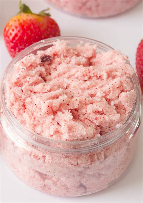 Strawberry Coconut Body Scrub Recipe Savvy Naturalista