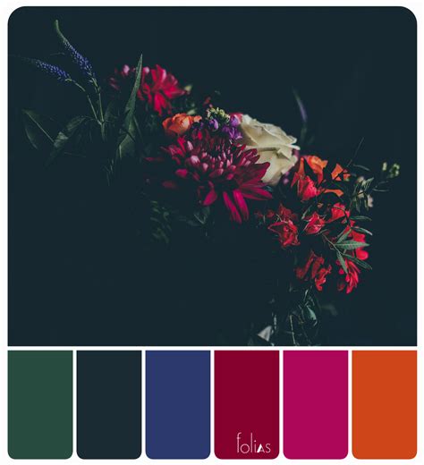 Paletas Folias § 050 | Paletas de colores, Paleta de color ...