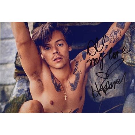 Autograph Signed Harry Styles Photo