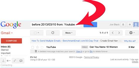 Gmail By Date And Sender