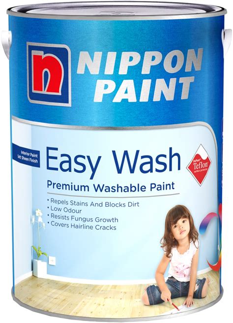 Researching nippon paint (otcmkts:npcpf) stock? NIPPON PAINT EASYWASH WITH TEFLON 1L [1488 COLOURS ...