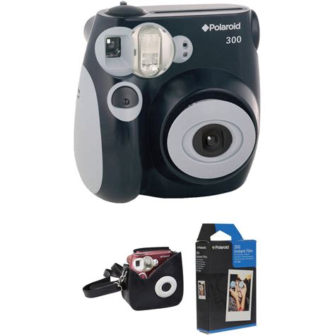 Polaroid 300 Instant Film Camera With Carrying Case And Film Kit