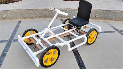 How To Make A Go Kart Electric Car Using Pvc Pipe At Home Golf News