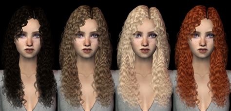 The Sims 2 Curly Hair Female Sims 2 Hair Curly Hair Styles Cool